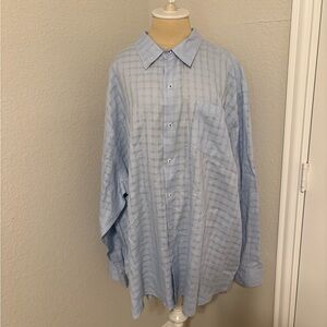 Tommy Bahama Sky Blue Checkered Shirt